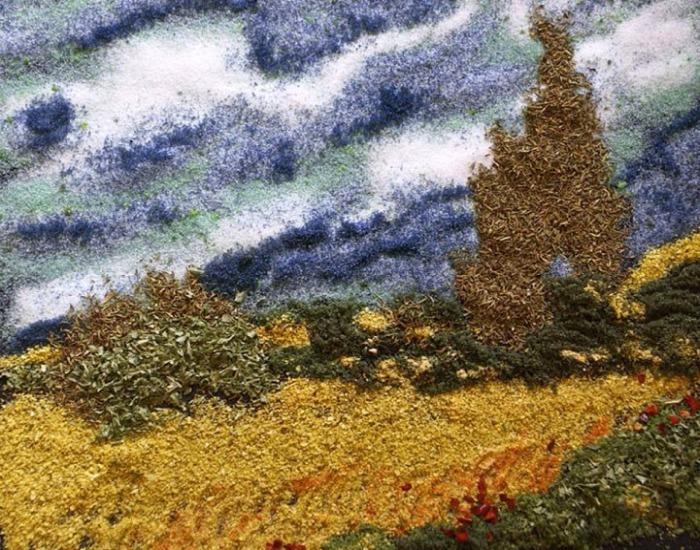 Источник: mymodernmet.com/painting-with-salts-and-spices/ Источник: mymodernmet.com/painting-with-salts-and-spices/