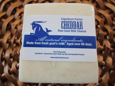 Artisan Goat Cheddar Cheese