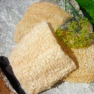 All Natural Hand Trimmed Facial Size Loofah Cleansing Pads All Natural Hand Trimmed Facial Size Loofah Cleansing Pads