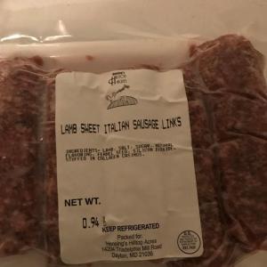 Lamb Italian Sausage Links Lamb Italian Sausage Links