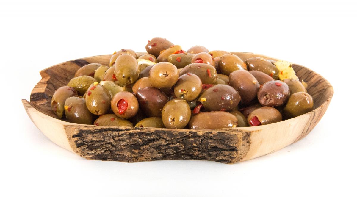 Stuffed Greek Roasted Red Pepper Green Colossal Olives