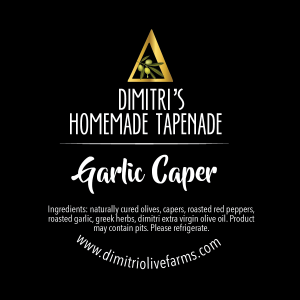 Dimitri's Garlic Caper Infused Tapenade