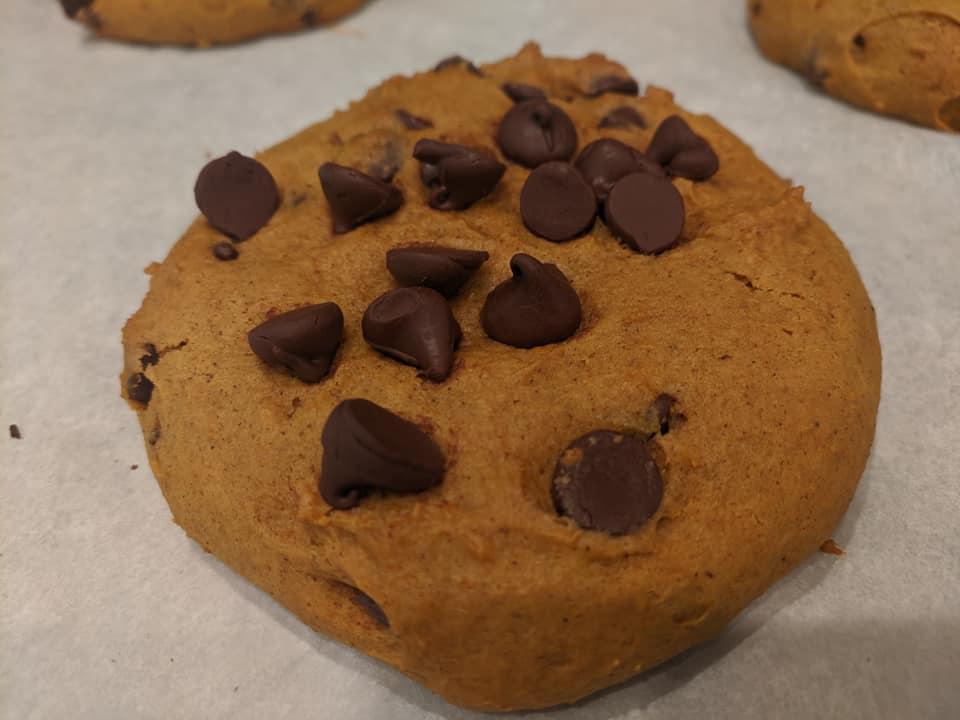 Pumpkin Chocolate Chip Cookie