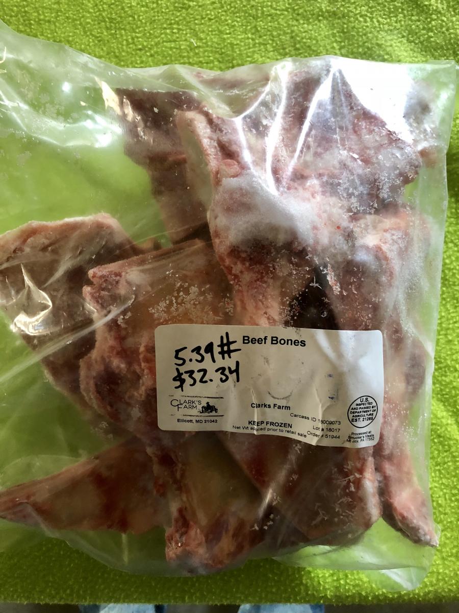 Beef Bones Clark's Farm