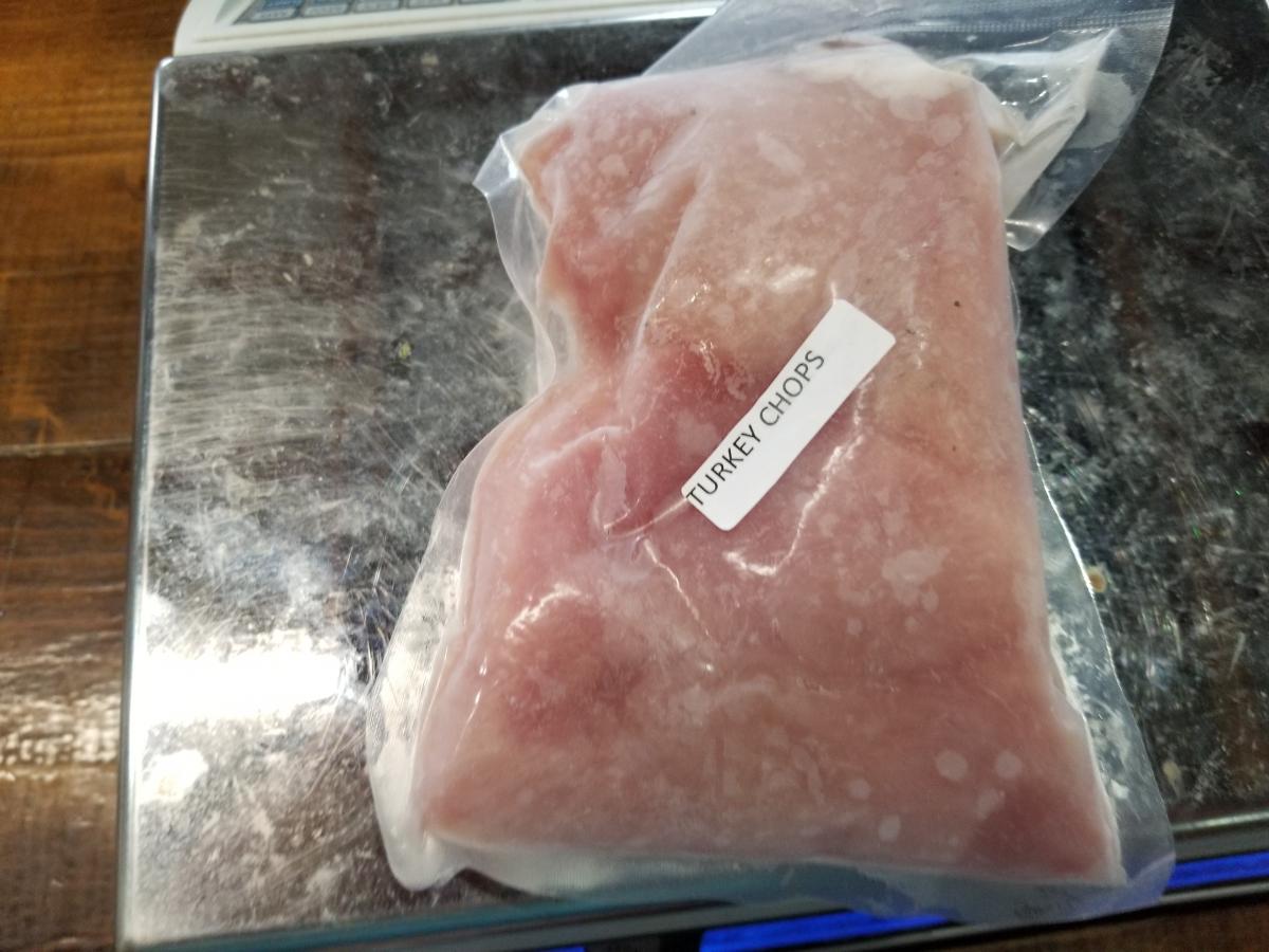 Turkey Chops Grassfed on the Hill