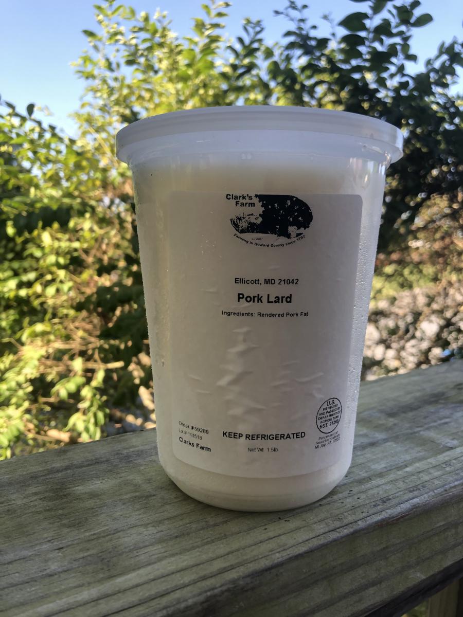 Pork Lard Clark's Farm