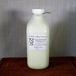 Water Buffalo Milk --Raw (in glass). Multiple product options available: 4