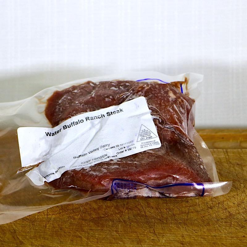Water Buffalo Ranch Steak Grassfed on the Hill