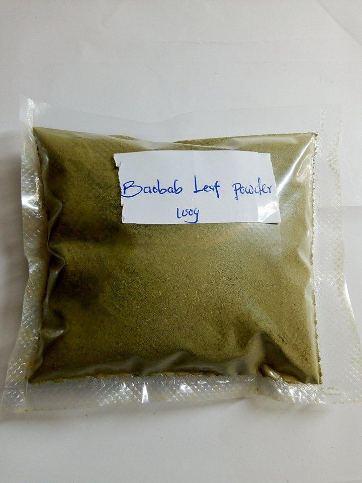 Baobab leaf powder
