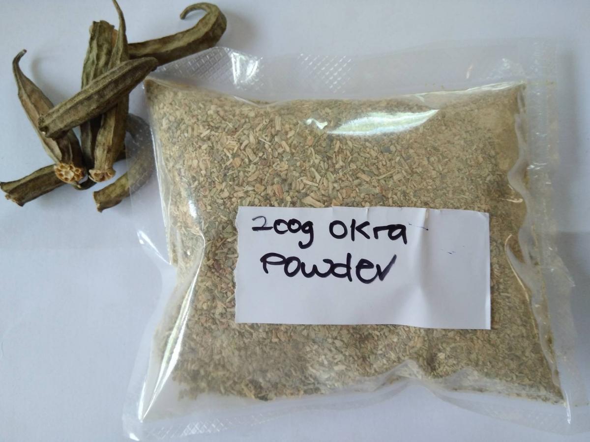 2x Okra Powder from Africa 