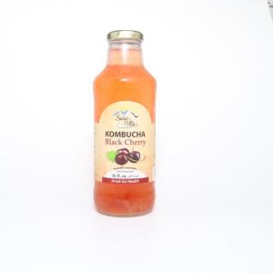 Kombucha - Swiss Villa Raw Black Cherry 16oz.