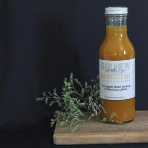 Golden beet kvass