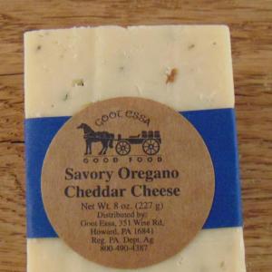 Savory oregano cheddar