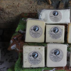 Goat cheese -- Raw Herbal Jack