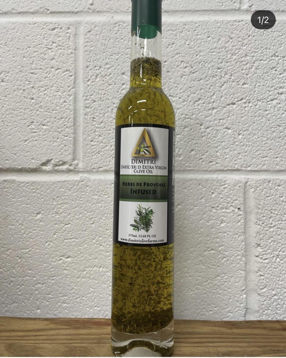 Herbs de Provence infused Olive Oil Grassfed on the Hill