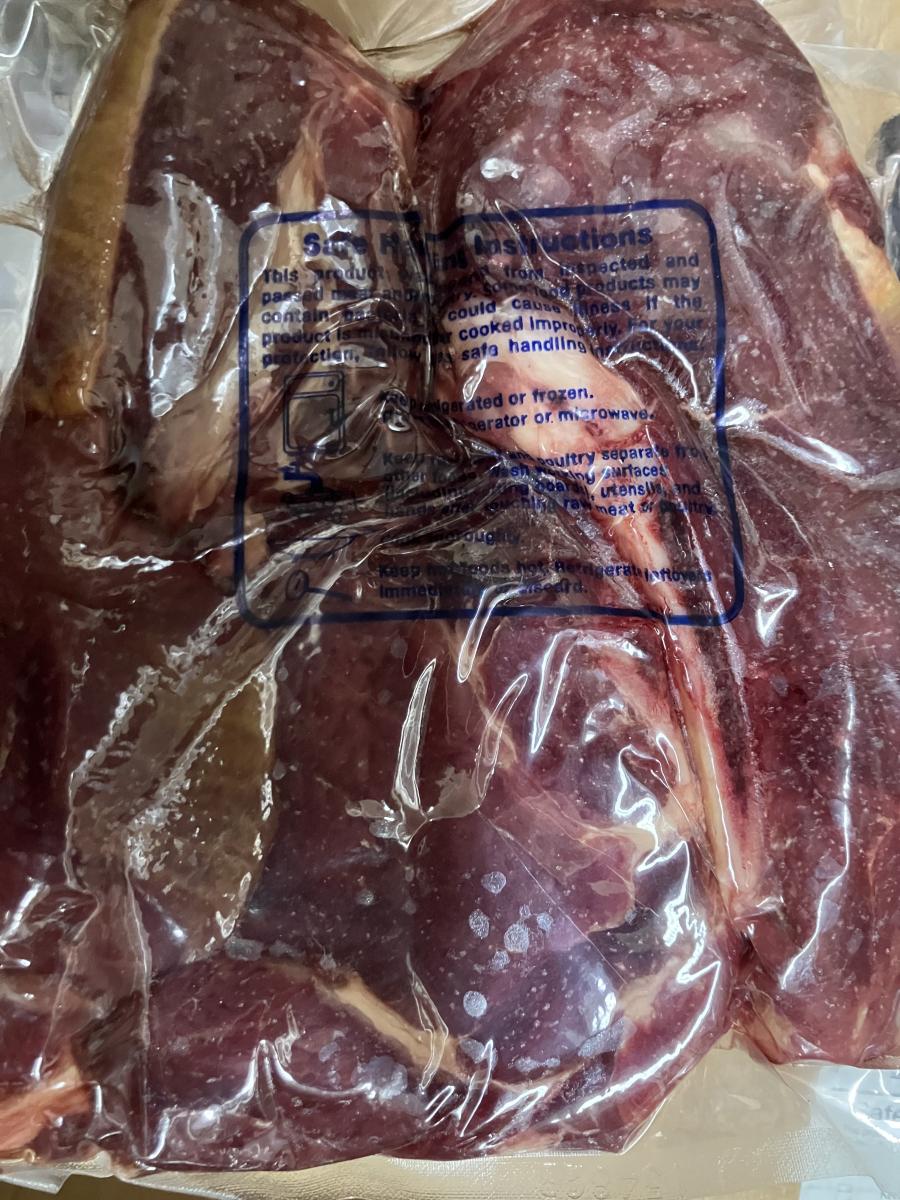 Beef rib steak-bone in