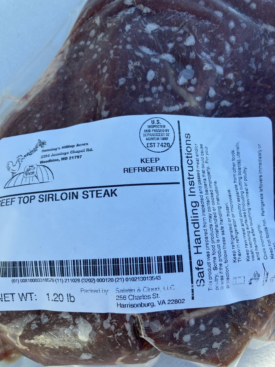 Top Sirloin steak