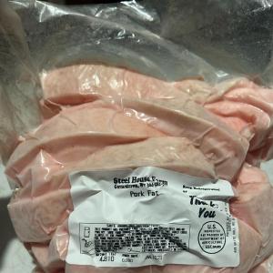 Pork -- back fat