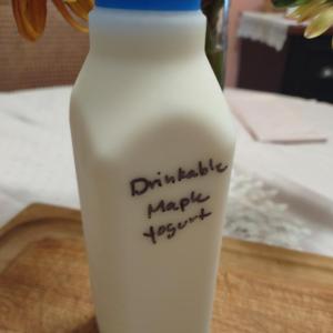 Goat milk -- drinkable yogurt. Multiple product options available: 7