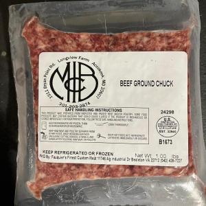 Grass fed Angus ground Chuck