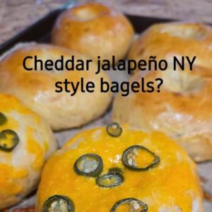 Cheesy Jalapeno Bagels