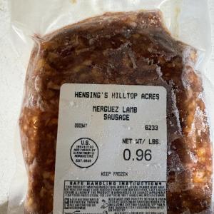 Lamb sausage—Merguez. Multiple product options available: 2
